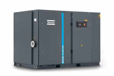 एटलस कॉपको एयर कंप्रेसर GL55-90 - उच्च दक्षता IE3 मोटर F वर्ग की इन्सुलेशन और B वर्ग तापमान वृद्धि के साथ