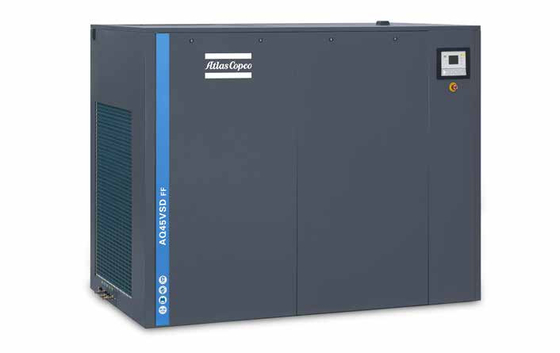 एटलस कोप्को तेल मुक्त पेंच हवा कंप्रेसर AQ15-55 VSD