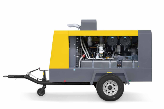 पोर्टेबल कंप्रेसर X-AIR+ 777-22 13-22 बार दबाव और पीले रंग के साथ