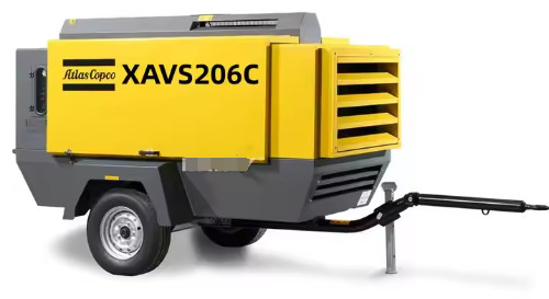 औद्योगिक पोर्टेबल कंप्रेसर XAVS206C स्वतः बंद और 12.5 M3/min FAD के साथ