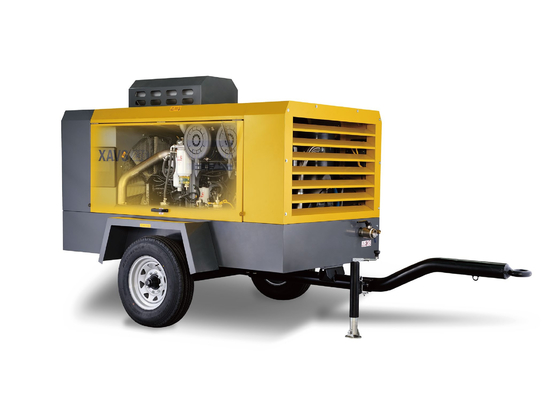 पोर्टेबल कंप्रेसर XAVS206C 2000kg क्षमता शोर स्तर 80±3 DB A और 1x11/2 'एक्सजॉस्ट वाल्व भारी शुल्क डिजाइन के साथ