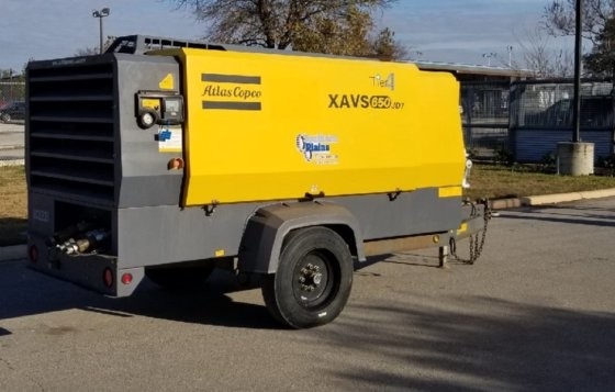 XAVS 650 पूर्ण भार के लिए पोर्टेबल कंप्रेसर 2000Rpm पोर्टेबल