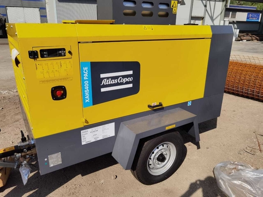 ब्लैक पोर्टेबल एयर कंप्रेसर XAHS400 PACE 95KW कमिंस इंजन
