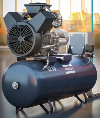 एटलस LT10 रोटरी स्क्रू एयर कंप्रेसर 7.5Kw 50hz 68-83 DB(A)