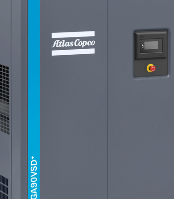 110kw एटलस स्क्रू एयर कंप्रेसर वीएसडी प्लस GA110VSD+ एल्यूमीनियम मिश्र धातु सामग्री