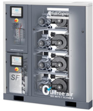 AQ-37 VSD तेल मुक्त एटलस स्क्रू एयर कंप्रेसर 37kw पानी इंजेक्ट