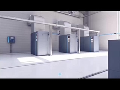 हवा से ठंडा दांत कंप्रेसर कक्ष।